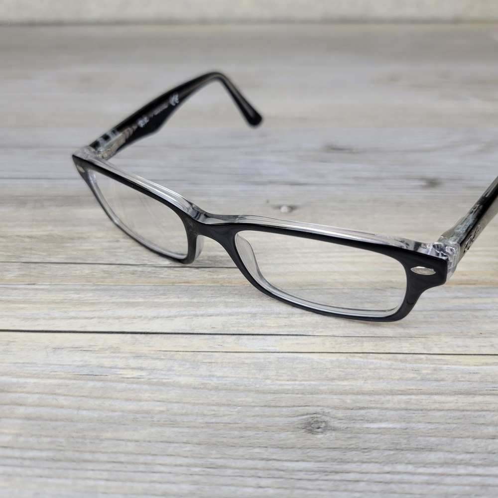 Ray-Ban Eyeglasses Frames RB 1531 3529 Black Clear Rectangular‎ Youth 46-16-125